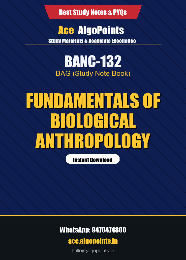BANC-132 - Fundamentals of Biological Anthropology