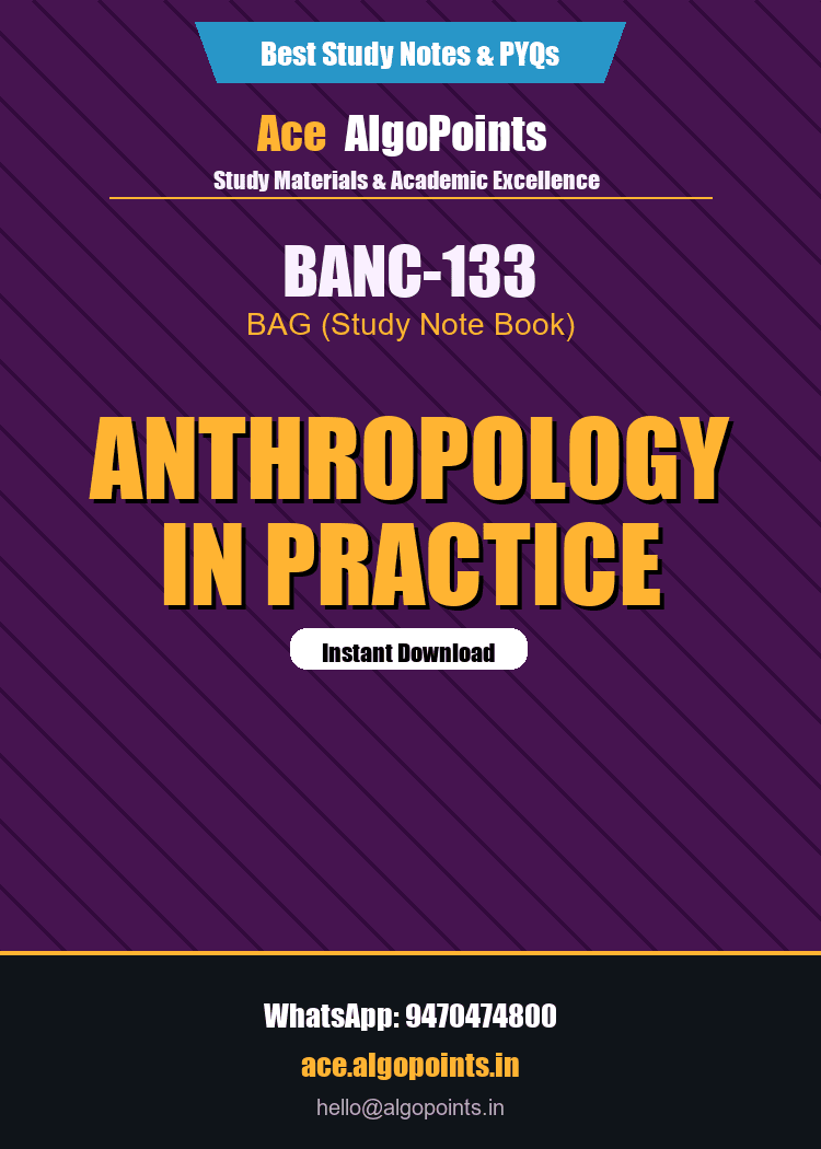 BANC-133 - Anthropology in Practice