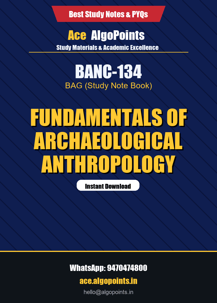 BANC-134 - Fundamentals of Archaeological Anthropology