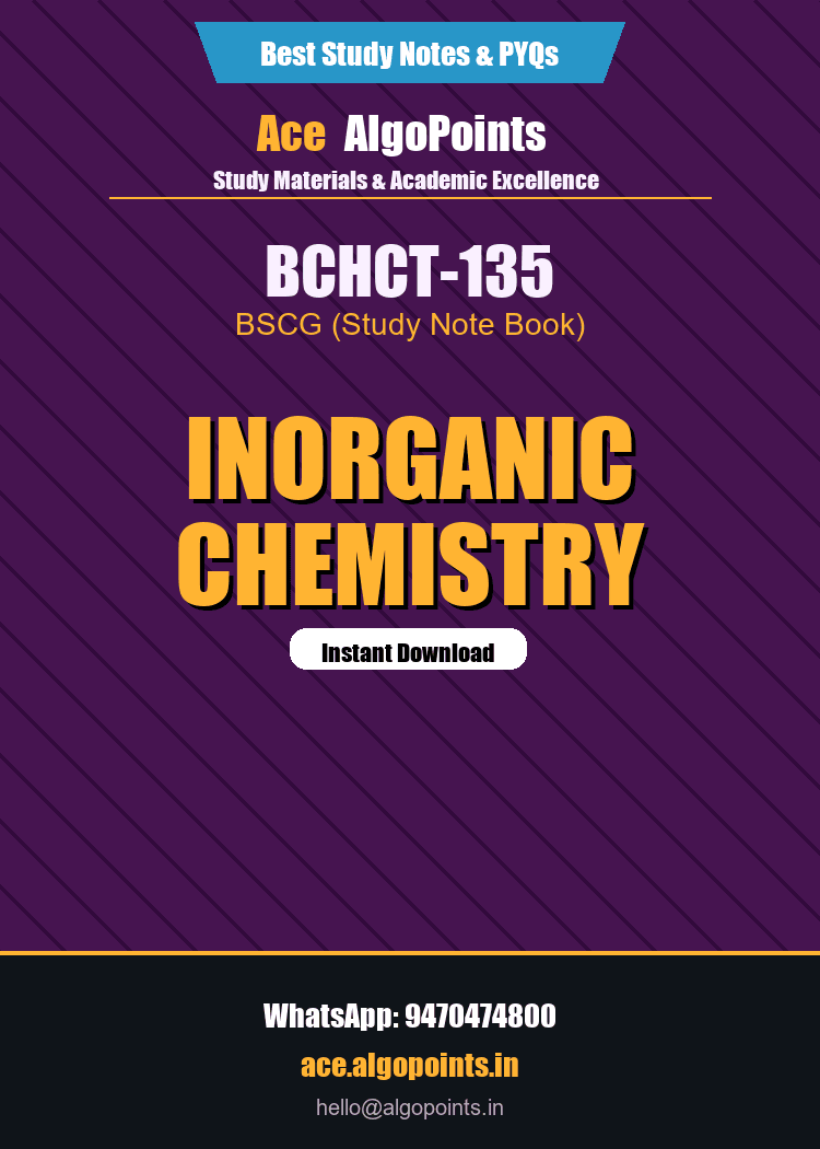 BCHCT-135 - Inorganic Chemistry