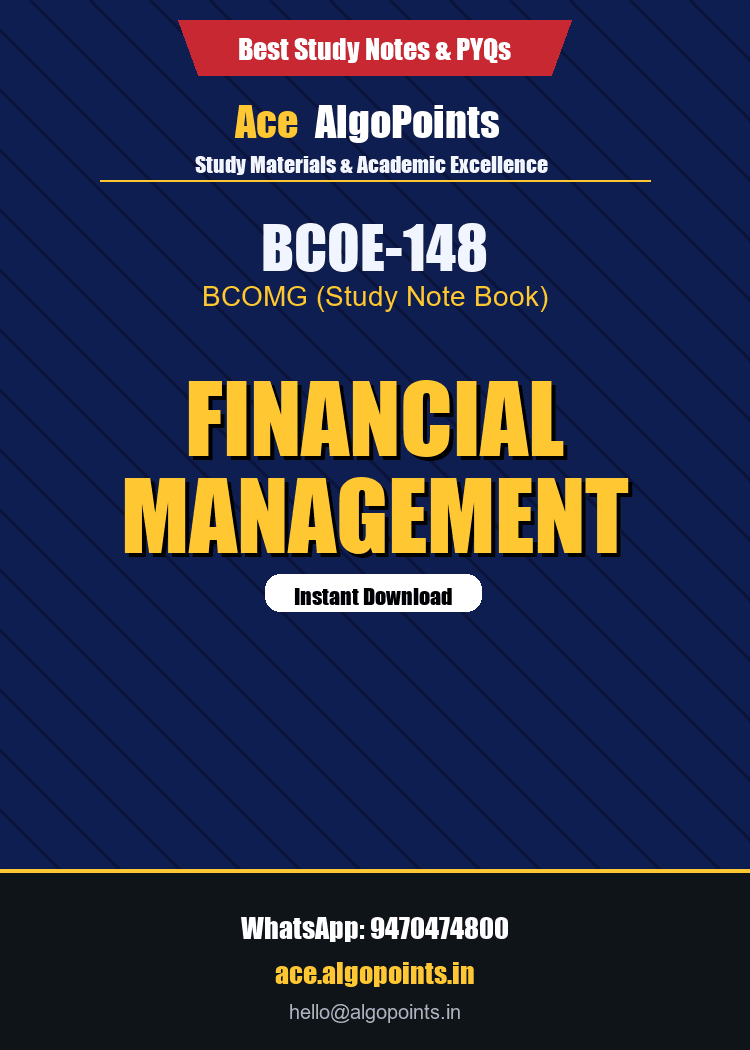 BCOE-148 - Financial Management