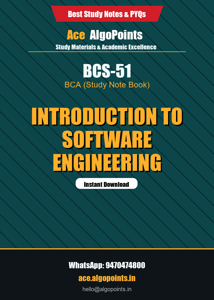 BCS-51 - Introduction to Software Engineering