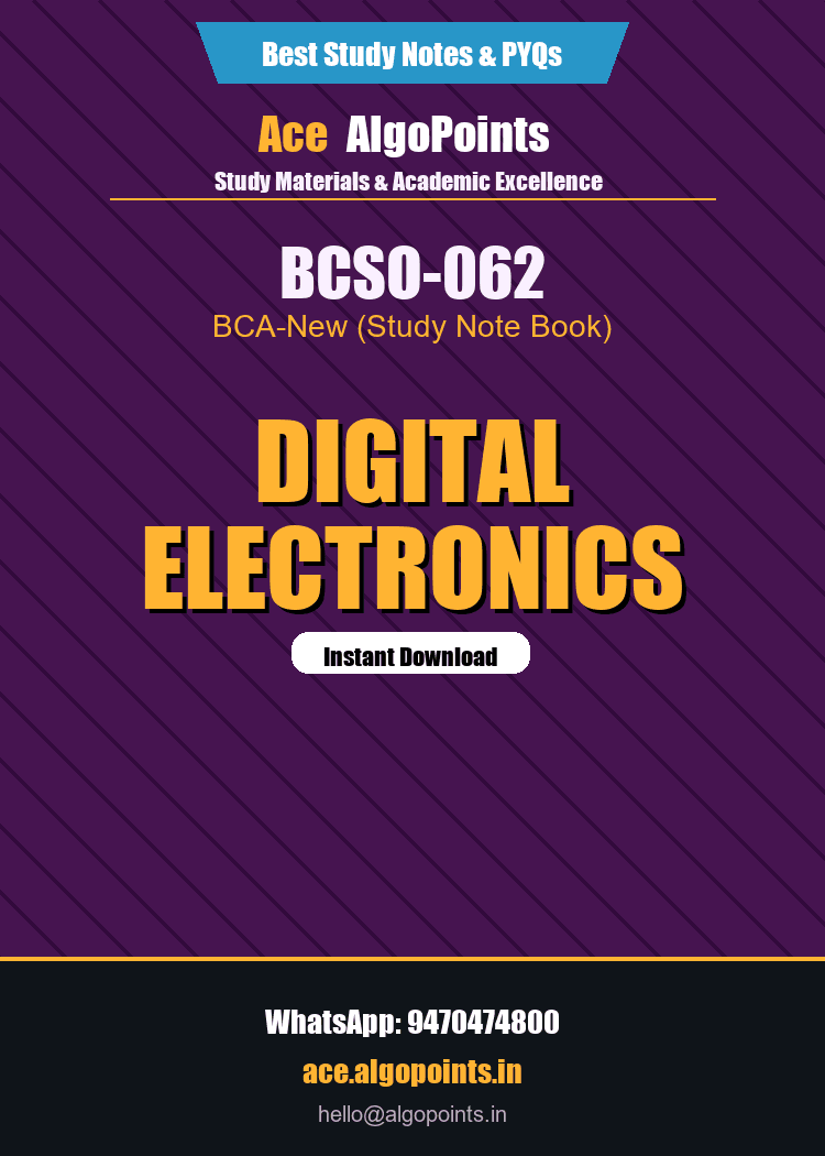 BCSO-062 - Digital Electronics