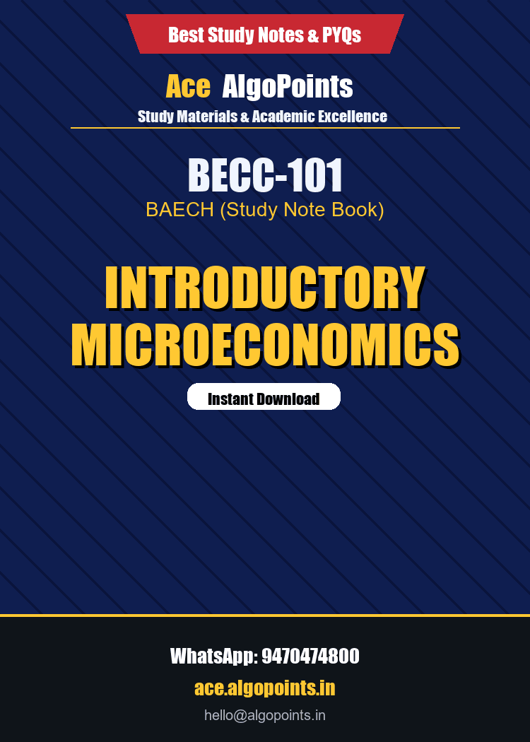 BECC-101 - Introductory Microeconomics