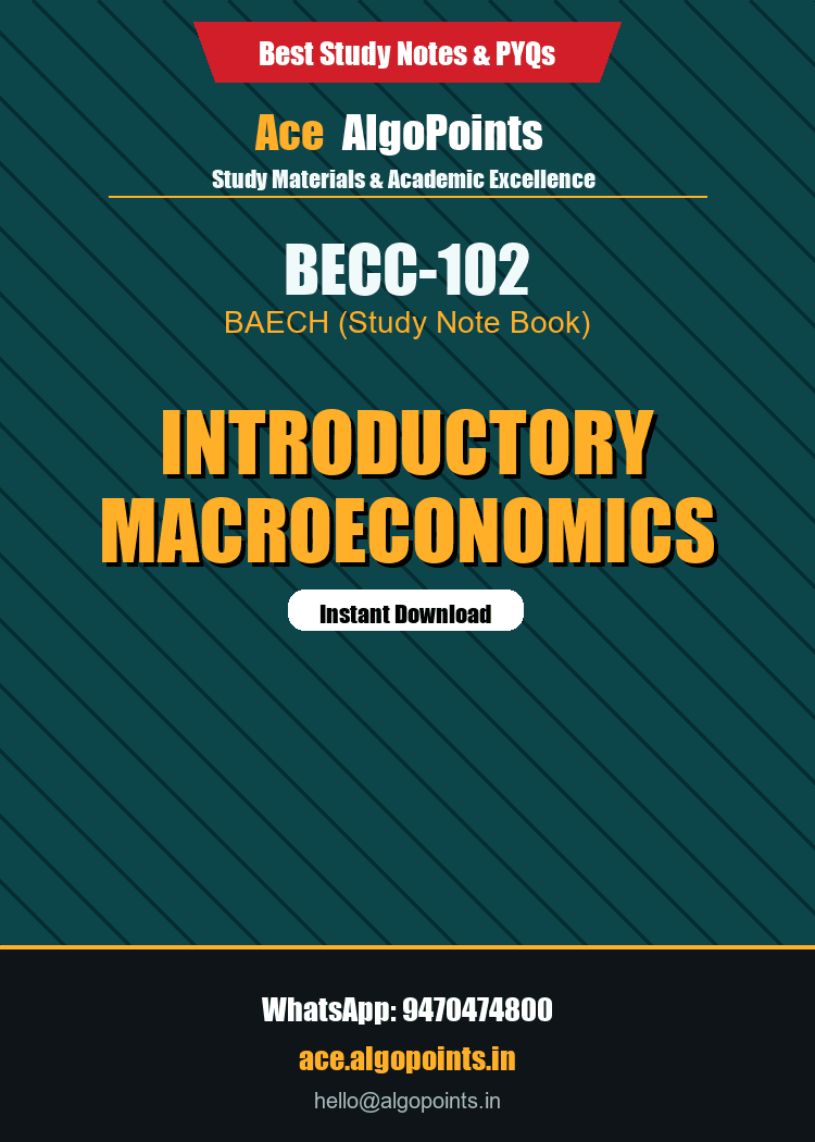 BECC-102 - Introductory Macroeconomics