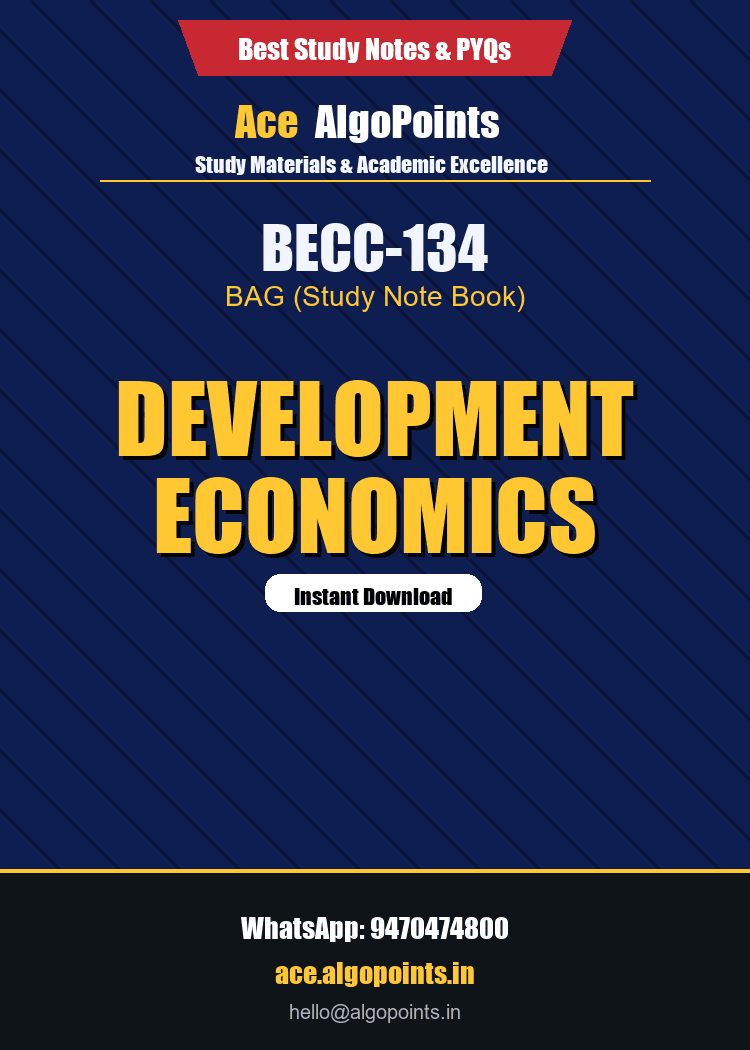 BECC-134 - Development Economics