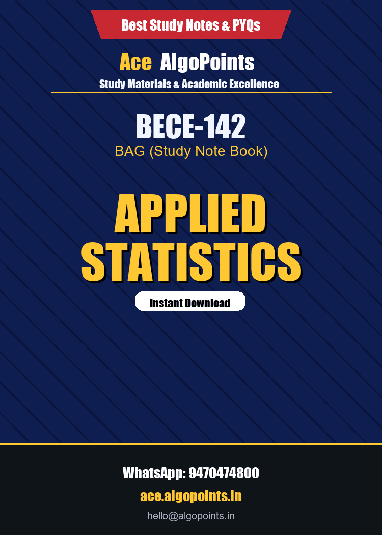BECE-142 - Applied Statistics
