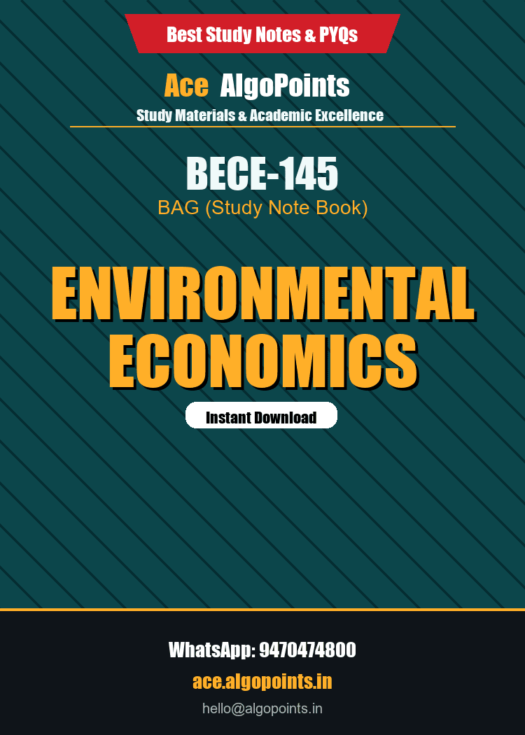 BECE-145 - Environmental Economics