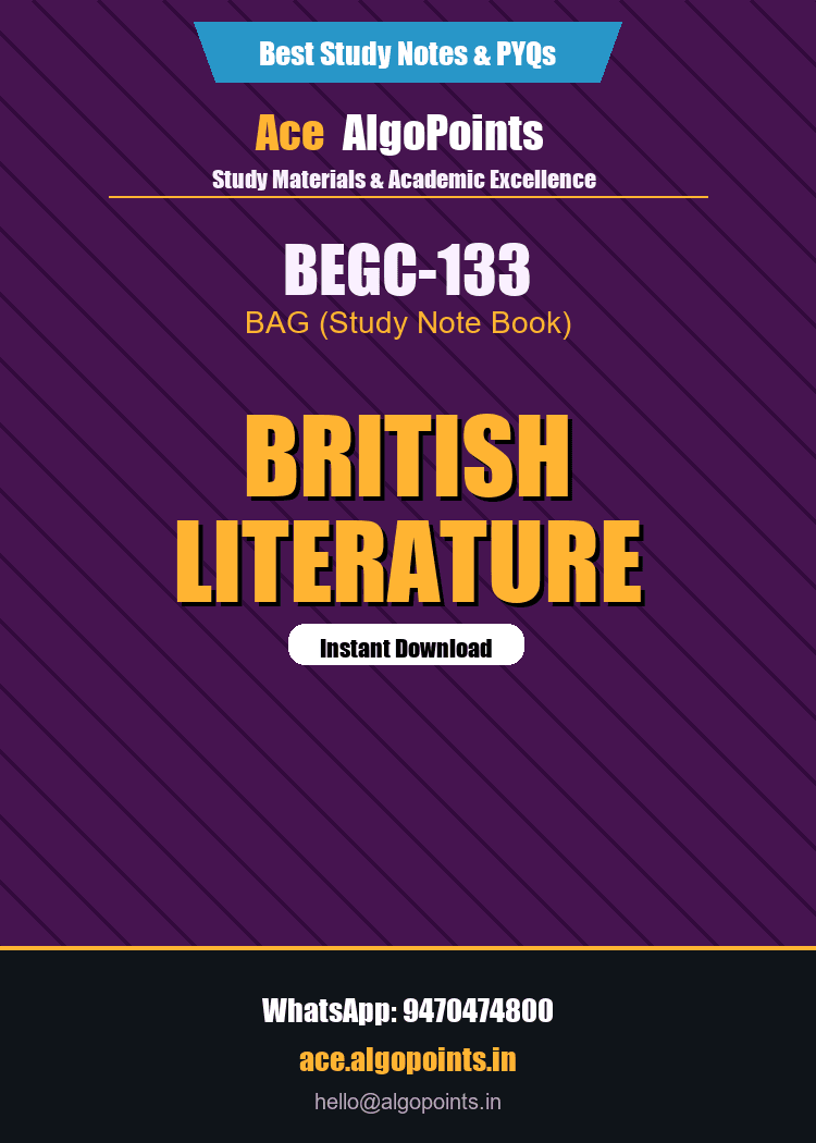 BEGC-133 - British Literature