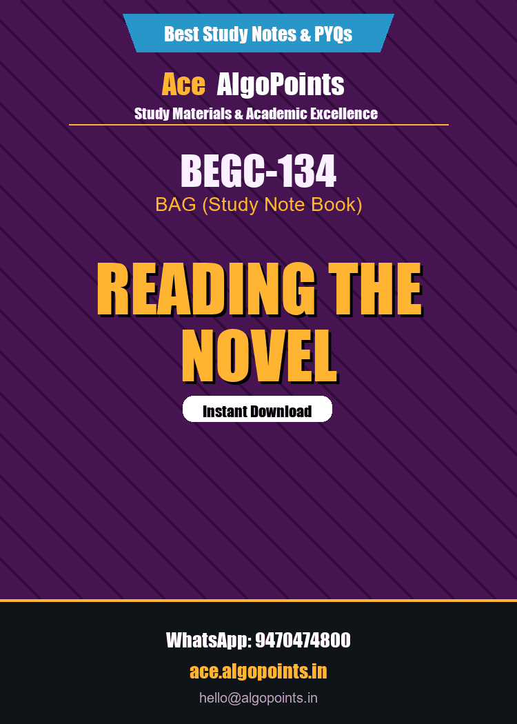 BEGC-134 - Reading the Novel