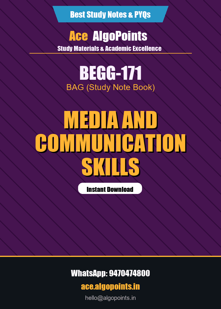 BEGG-171 - Media and Communication Skills