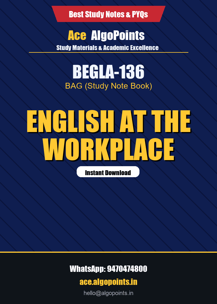 BEGLA-136 - English at the Workplace