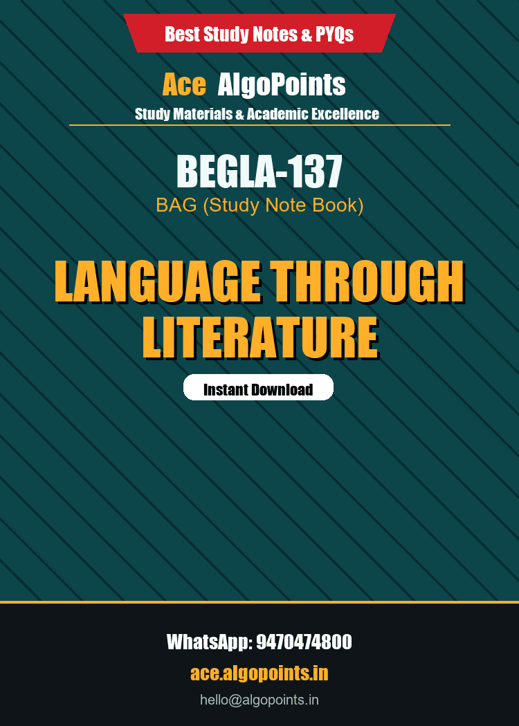 BEGLA-137 - Language Through Literature
