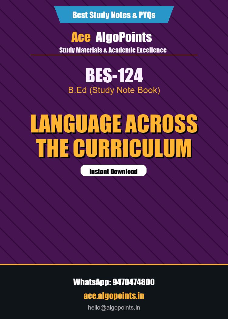BES-124 - Language Across the Curriculum
