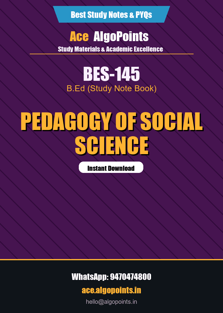 BES-145 - Pedagogy of Social Science