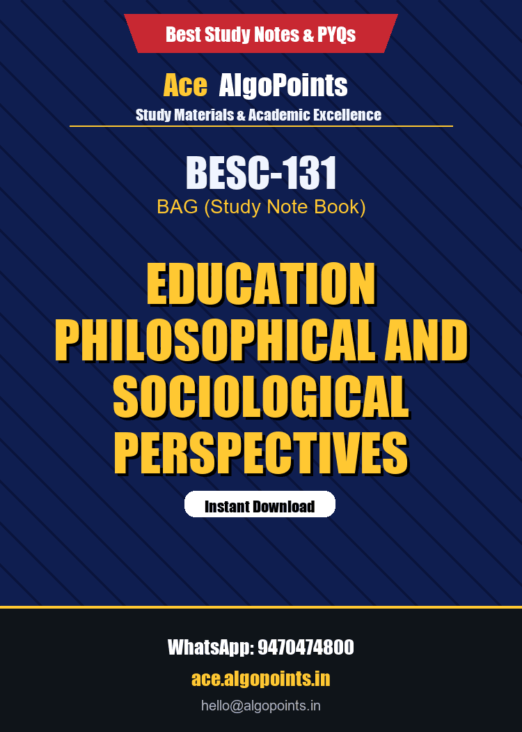 BESC-131 - Education Philosophical and Sociological Perspectives