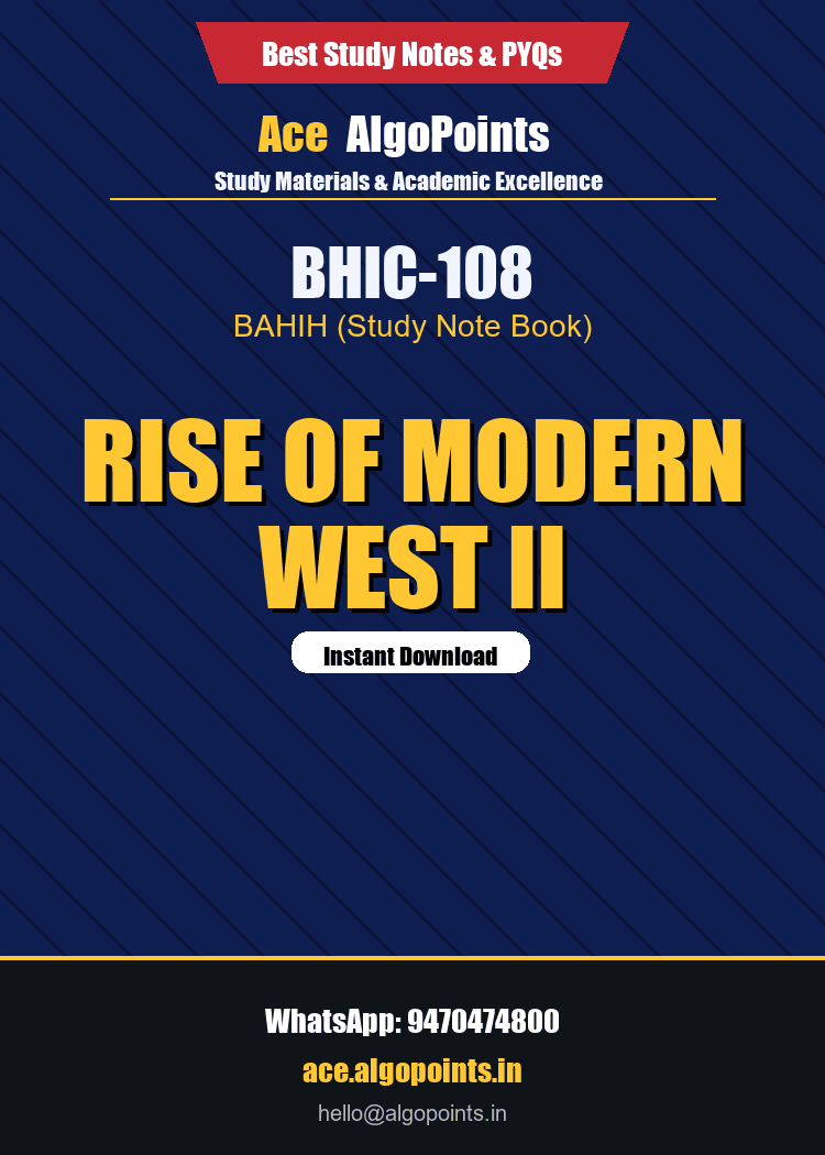 BHIC-108 - Rise of Modern West II