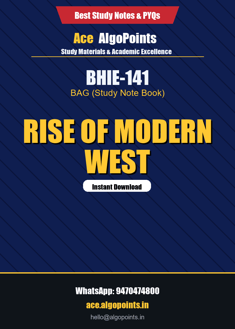 BHIE-141 - Rise of Modern West