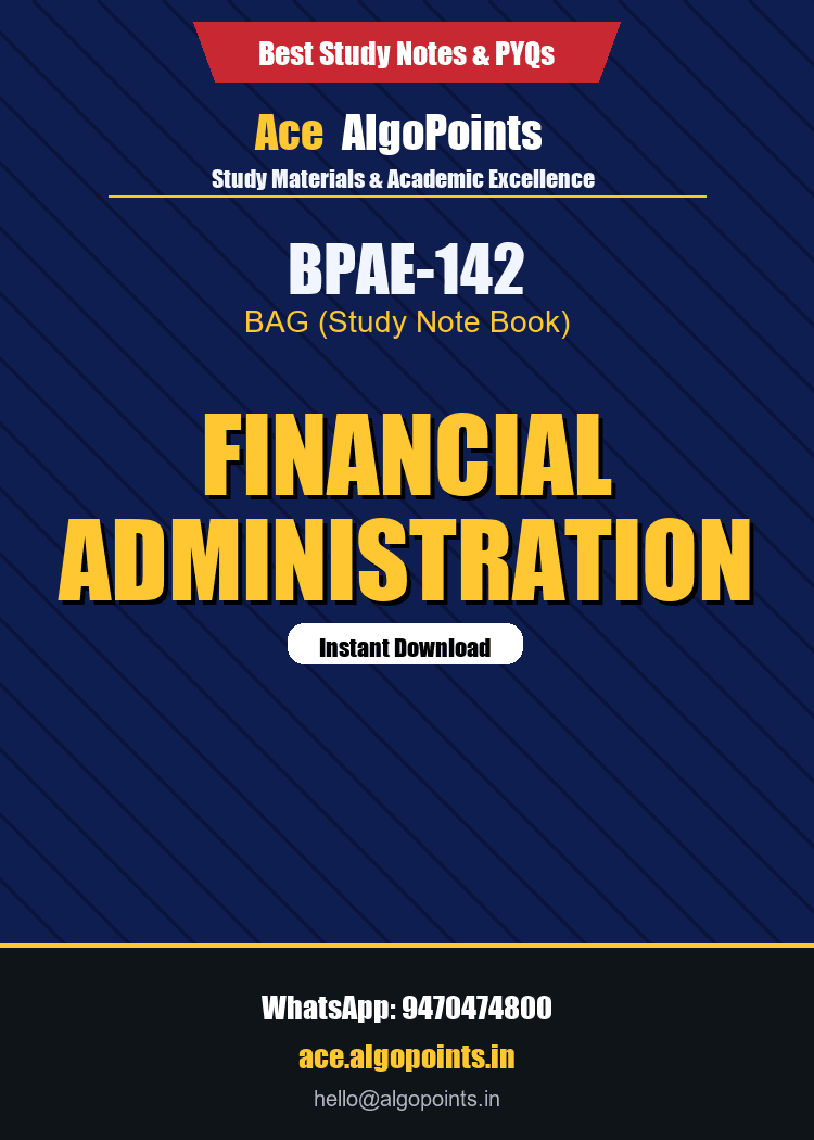 BPAE-142 - Financial Administration