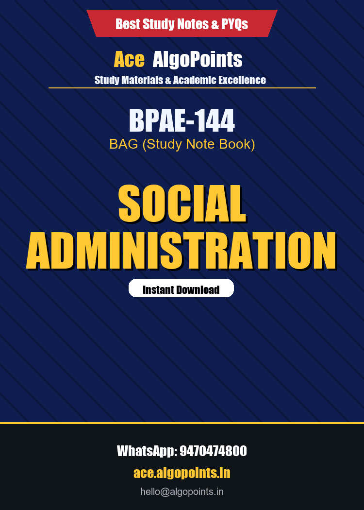 BPAE-144 - Social Administration