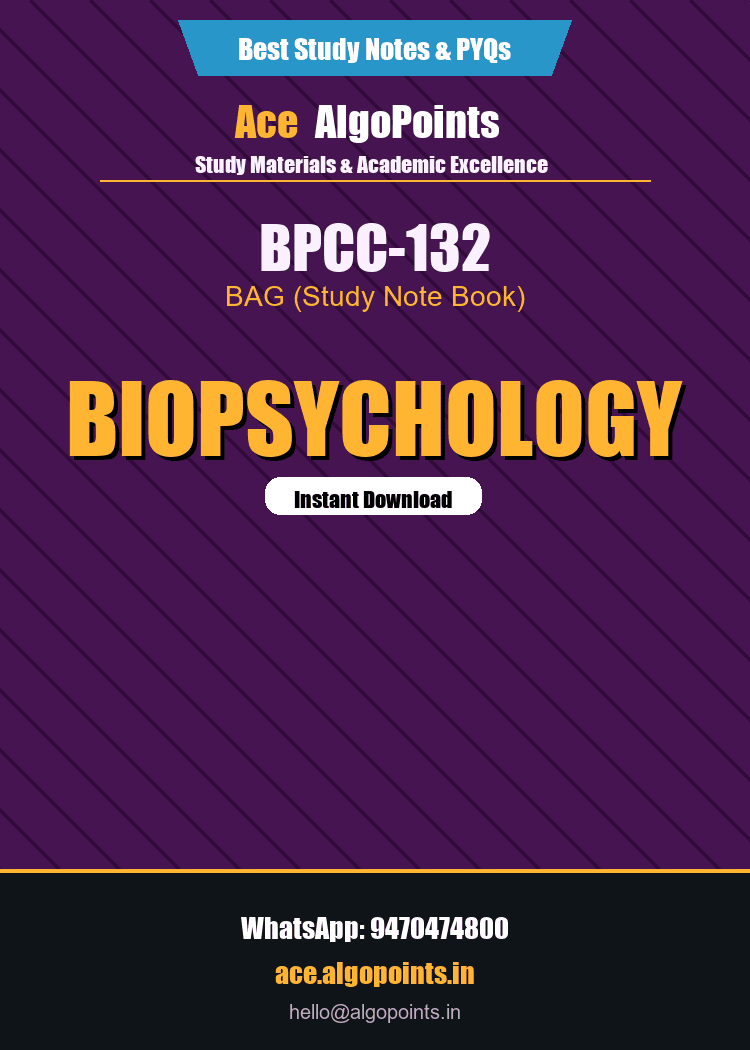 BPCC-132 - Biopsychology