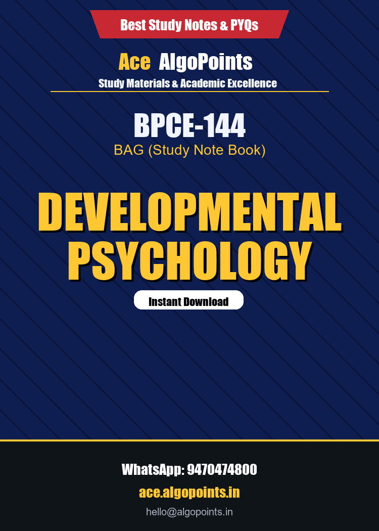 BPCE-144 - Developmental Psychology