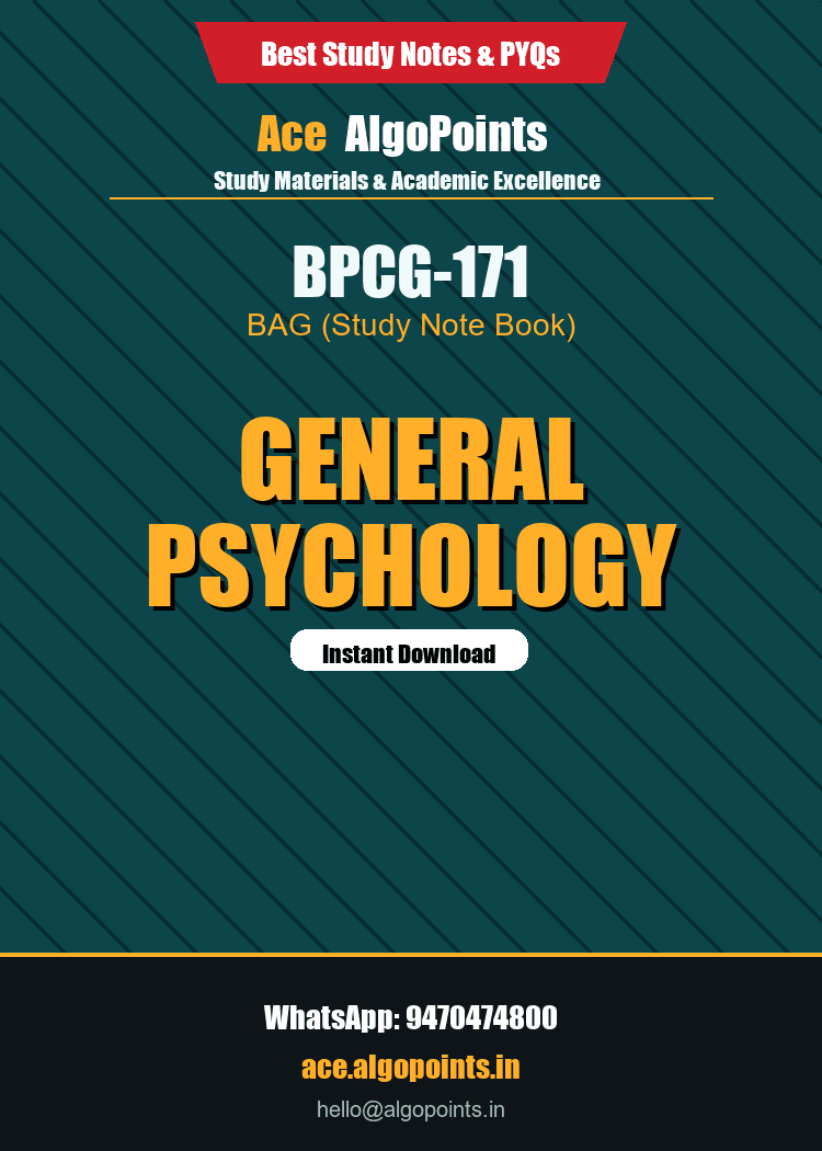 BPCG-171 - General Psychology