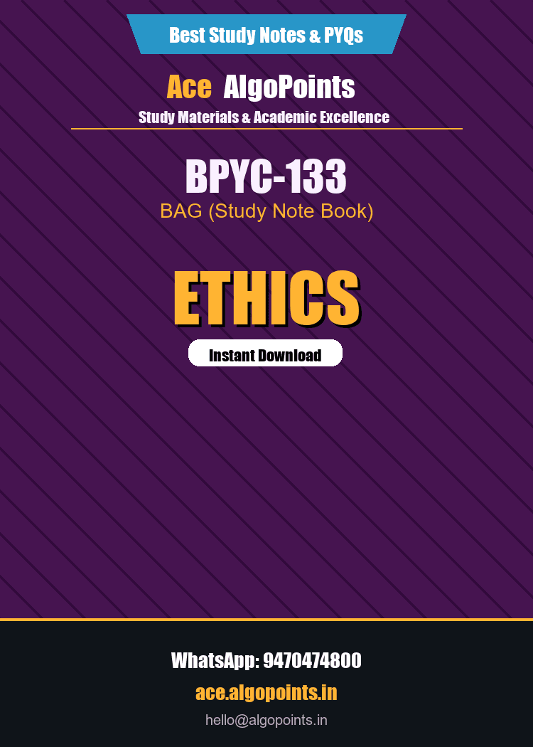 BPYC-133 - Ethics