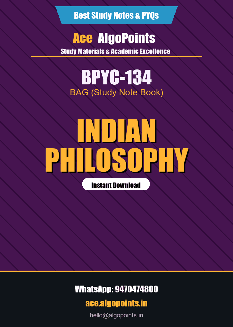 BPYC-134 - Indian Philosophy