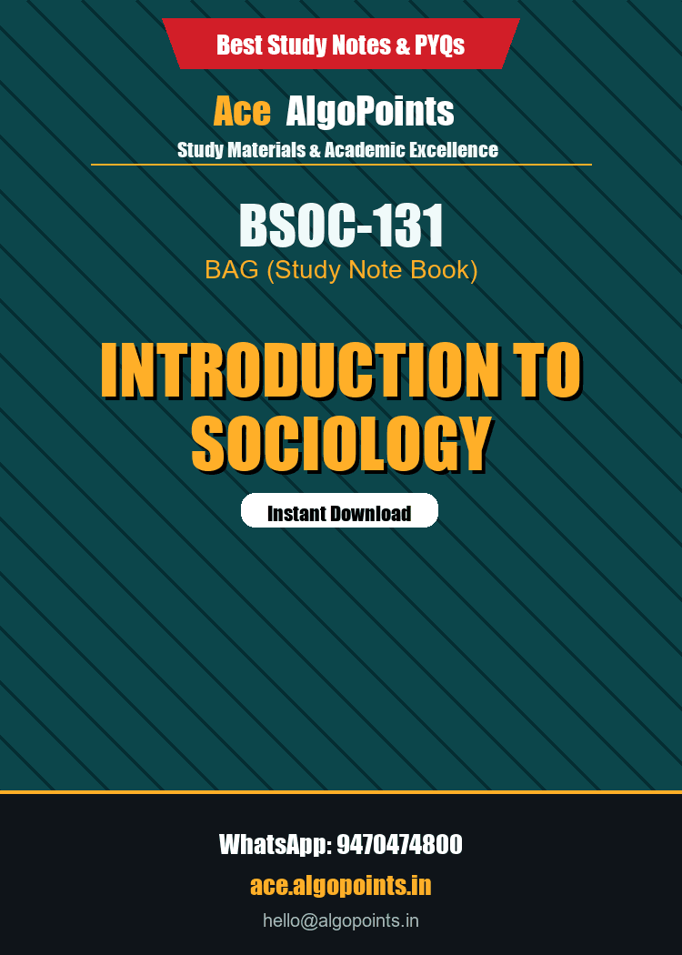 BSOC-131 - Introduction to Sociology