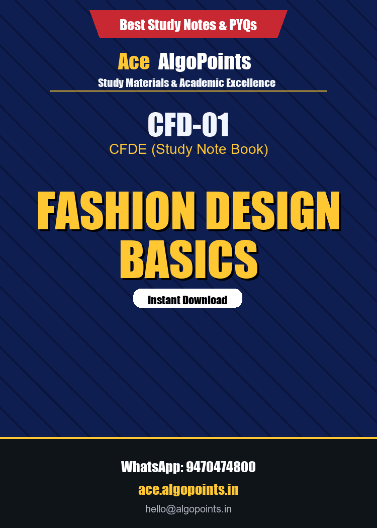 CFD-01 - Fashion Design Basics
