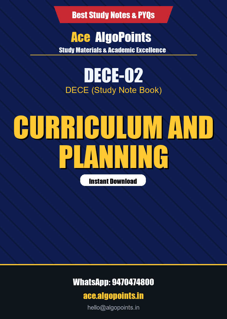DECE-02 - Curriculum and Planning