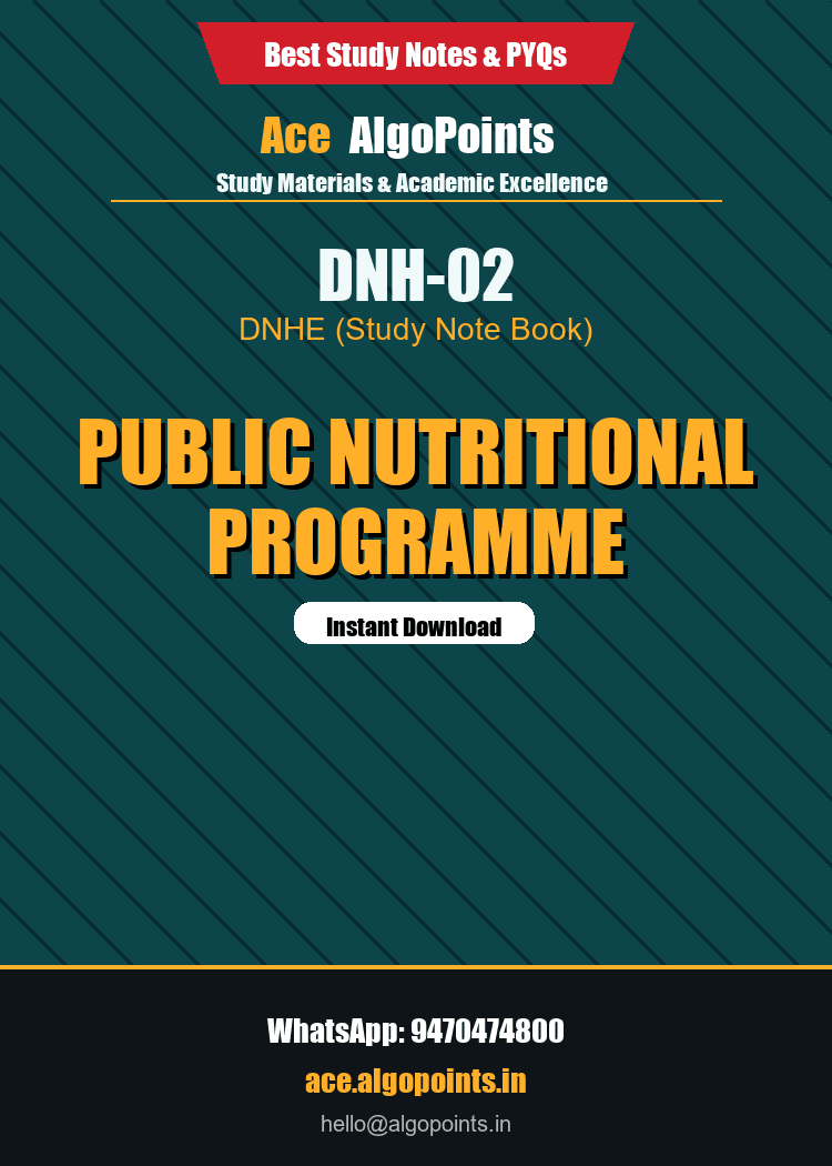 DNH-02 - Public Nutritional Programme