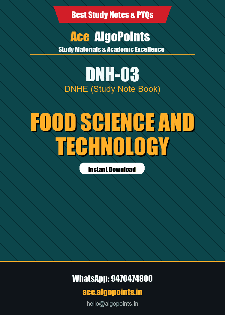 DNH-03 - Food Science and Technology
