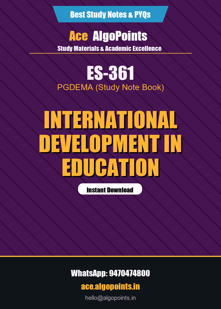 ES-361 - International Development in Education