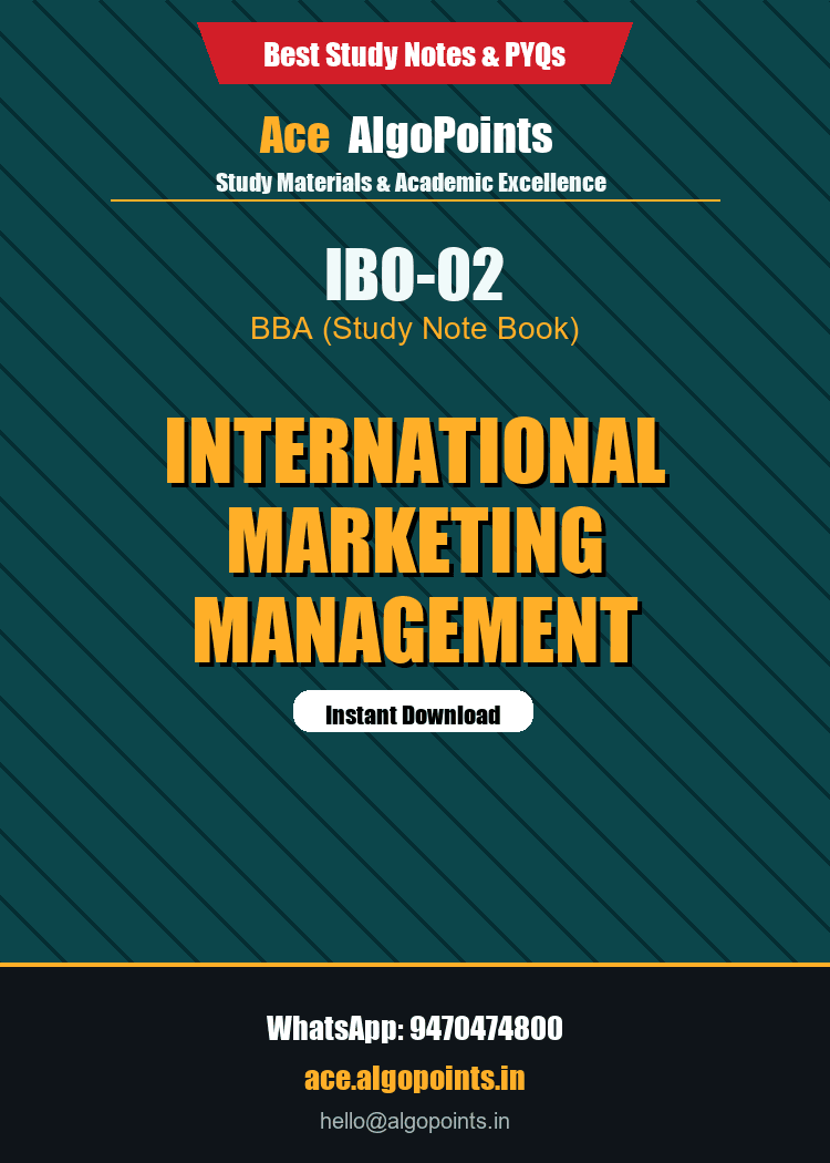 IBO-02 - International Marketing Management