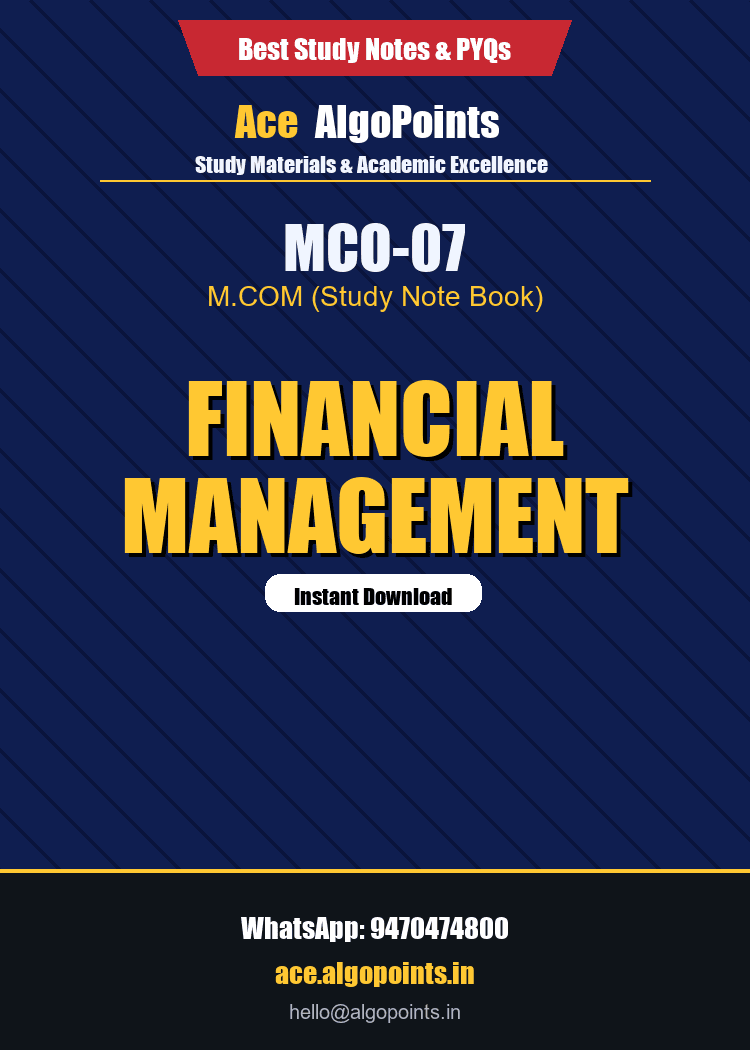 MCO-07 - Financial Management