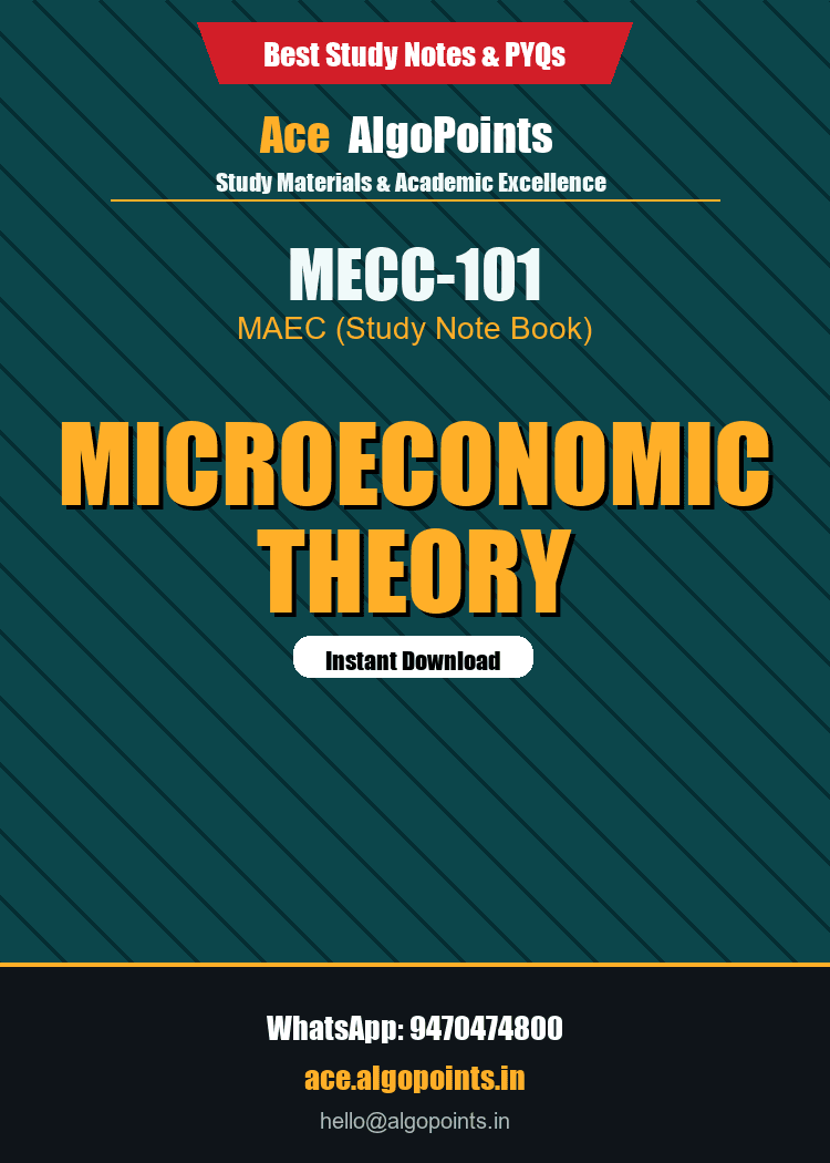MECC-101 - Microeconomic Theory