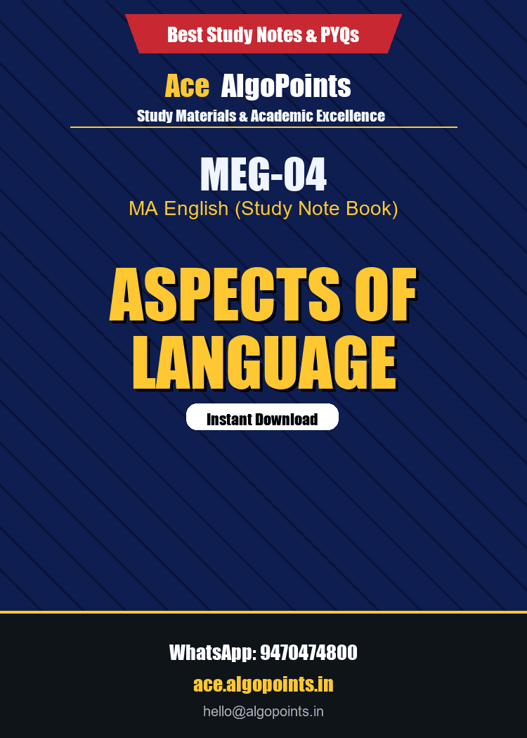 MEG-04 - Aspects of Language