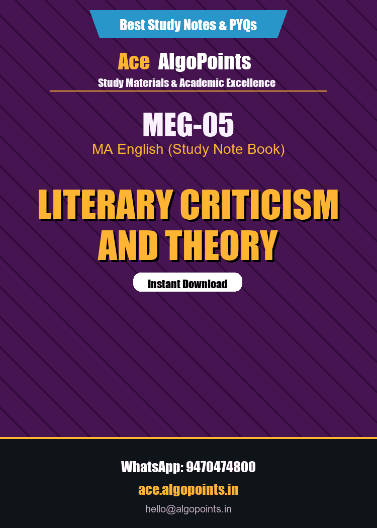 MEG-05 - Literary Criticism and Theory