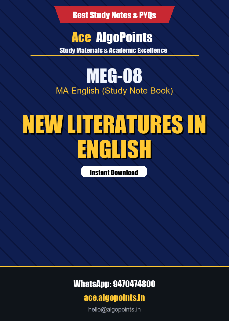 MEG-08 - New Literatures in English