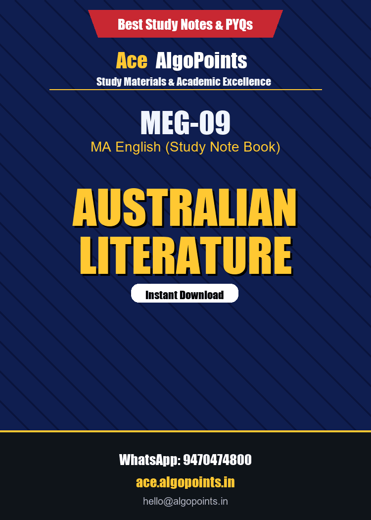 MEG-09 - Australian Literature