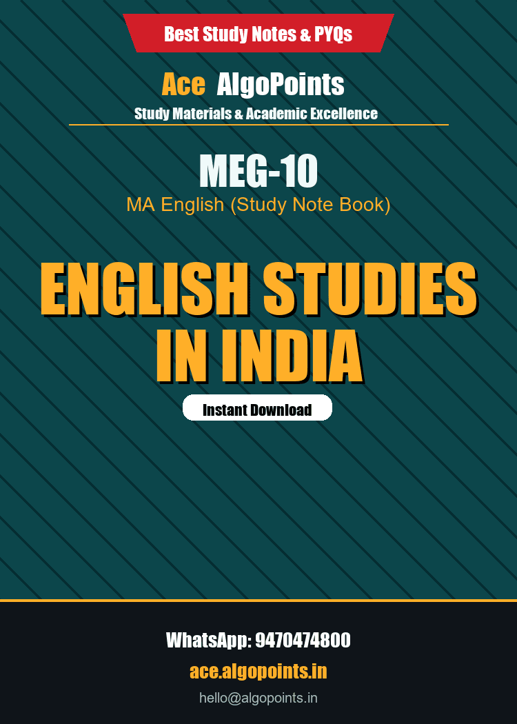 MEG-10 - English Studies in India