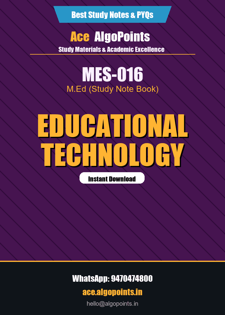 MES-016 - Educational Technology