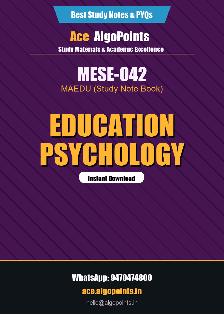 MESE-042 - Education Psychology