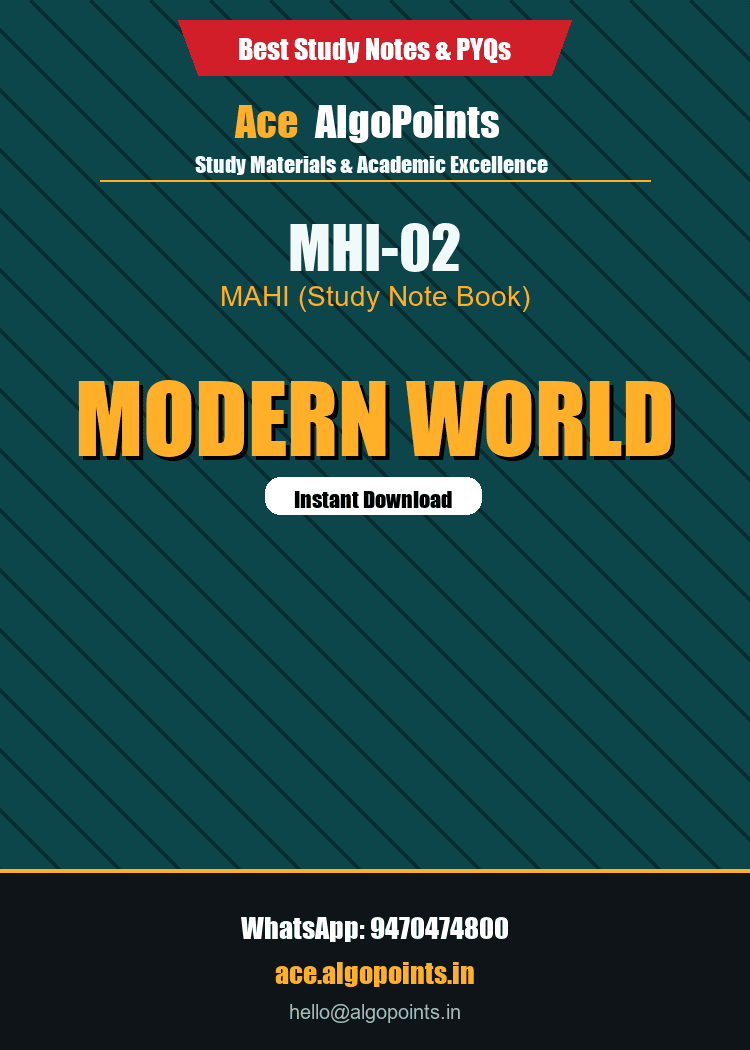 MHI-02 - Modern World