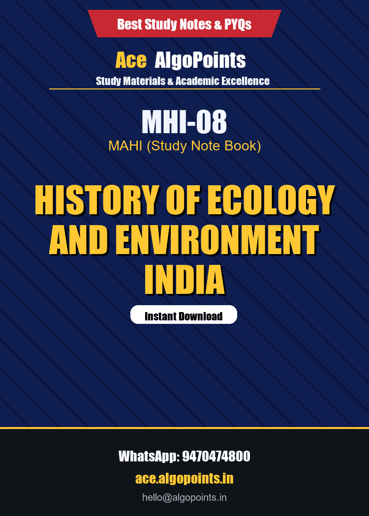 MHI-08 - History of Ecology and Environment India
