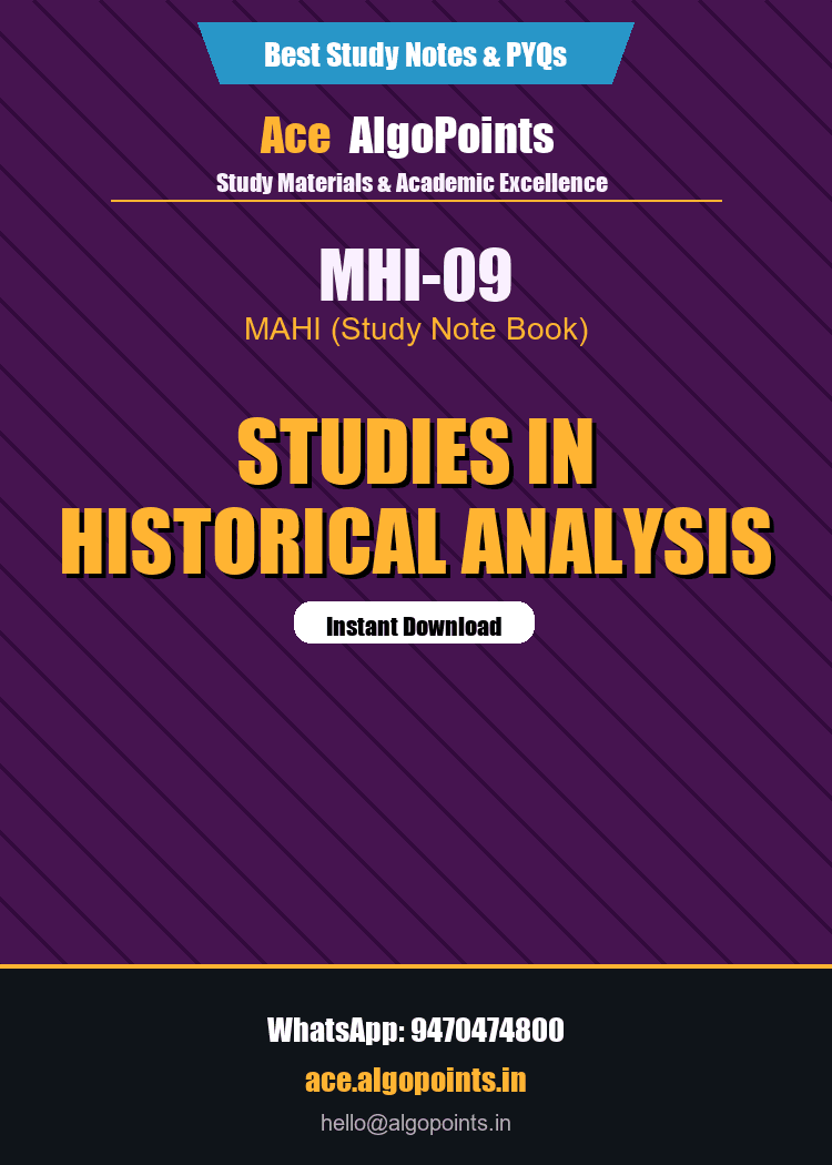 MHI-09 - Studies in Historical Analysis