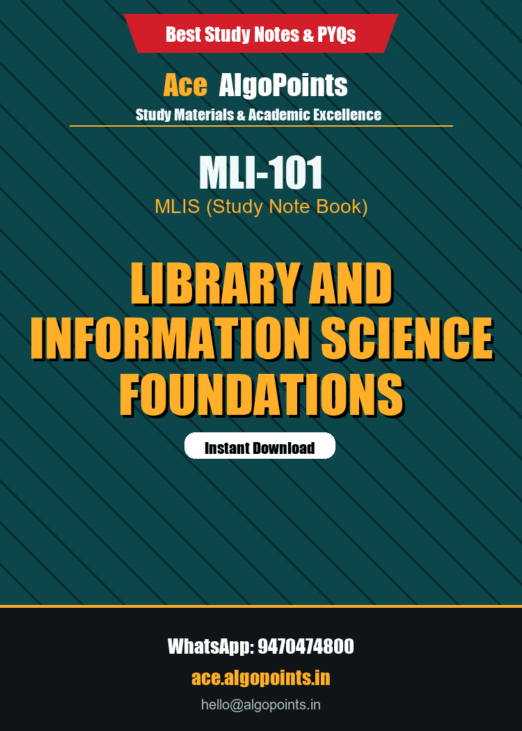 MLI-101 - Library and Information Science Foundations