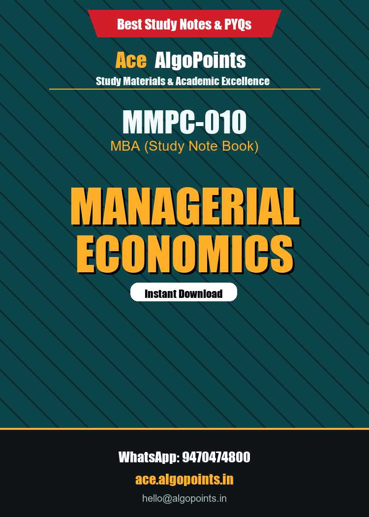 MMPC-010 - Managerial Economics